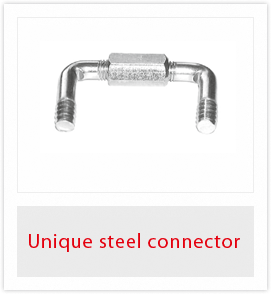 Unique steel connector
