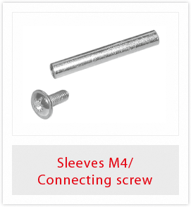 Sleeves M4/ Connecting screw